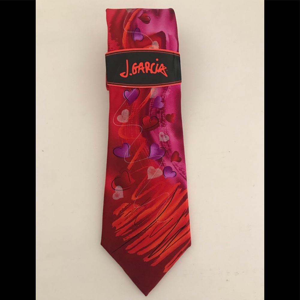Jerry Garcia Valentines Tie